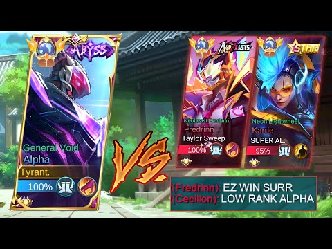 ALPHA VS ENEMY TOP GLOBAL HERO AND HIGH RANK 🔥 (interesting match)