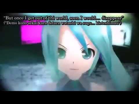 [Miku, Taitsuon] Lonely Girl & Rolling Girl (english & romaji subbed) [Fanmade Remix]