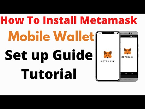 Metamask Wallet Tutorial: How to INSTALL Metamask Mobile Wallet  App Tutorial + Set Up(2022)