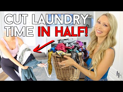 Laundry Shortcuts to CUT YOUR TIME IN HALF!! *Game Changing!