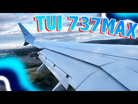 (4K HDR) TUI Boeing 737-MAX Landing at Manchester Airport