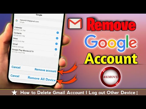 How To Remove Google Account From Others Device l Remove Google Account l @ManojDey @ManojSaruu