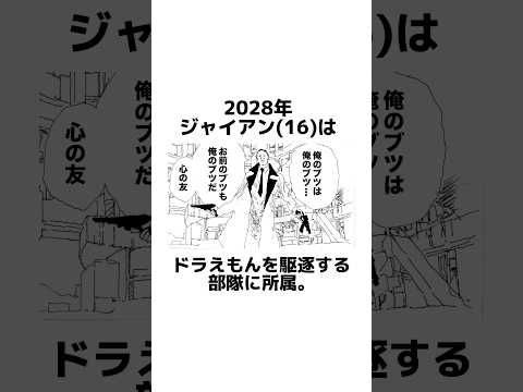 【ドラえもん最終回】に関する架空の雑学【ジャイアン編】　#雑学 #雑学豆知識 #漫画動画 #manga #shorts