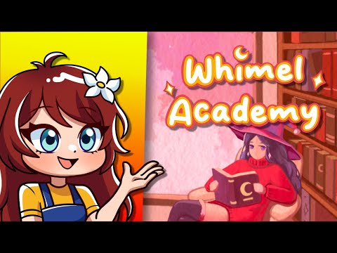 Let's Try Out Whimel Academy! A Super Cute Hand drawn Witchy Life Sim🎃