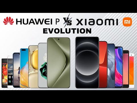 Huawei P Series Evolution Vs Xiaomi Evolution