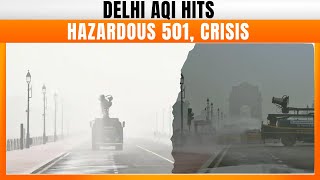 LIVE : Delhi Air Pollution | Delhi under "Hazardous Catergory" as overall AQI drops to 501 | News9