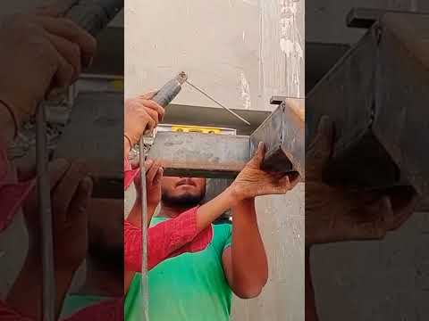 4"square pipe cutting in welding for step ladder