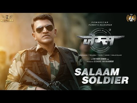 Salaam Soldier - Video Song (Hindi) | James | Puneeth Rajkumar | Chethan Kumar | Charan Raj