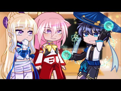 Past Inazuma React To Scaramouche || Genshin Impact || Gacha React