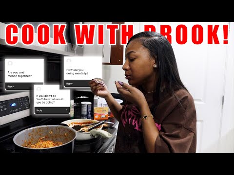 HONEST Q&A/ COOKING SPAGHETTI 🍝 “are me and mendc dating 👀 ?”