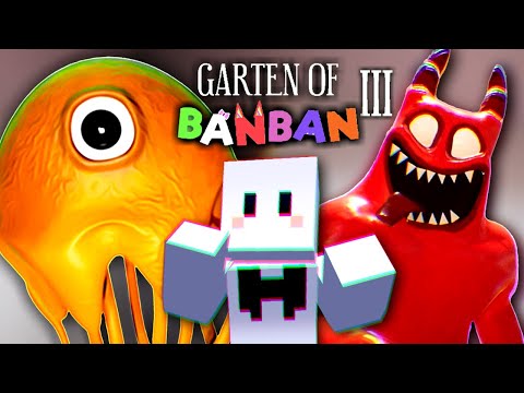 恐怖の幼稚園で狂った化物たちに襲われる白いやつ【Garten of Banban 3】