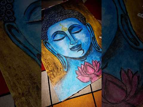 gautam buddha drawing ✨️💙 #shorts #buddha #viral