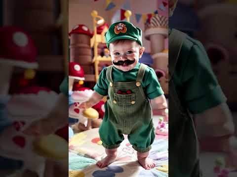 Luigi Baby #mario #luigi #baby #babyboy #funny #cute