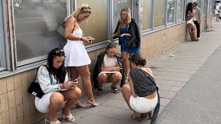 🇸🇪Swedish Girls Before Midnight 4K Stockholm-Sweden 2024 HDR(Part 2)