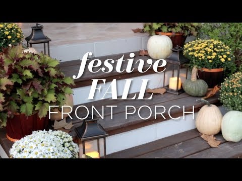 Our Festive Fall Front Porch