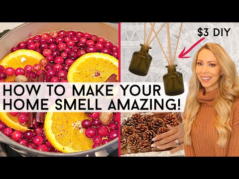 10 WAYS TO MAKE YOUR HOME SMELL INCREDIBLE! FALL & HOLIDAY EDITION