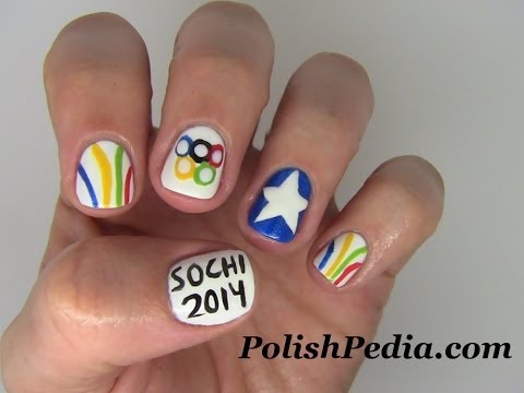 Sochi Olympic Nail Art | 2014 Olympic Nails