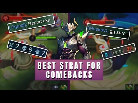 Truly One Of The Best Strategies To Win When Your Team Is Way Behind | Mobile Legends