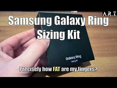 Samsung Galaxy Ring Sizing Kit Unboxing