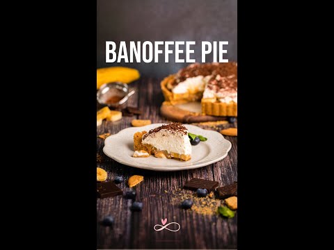 Best Ever Banoffee Pie Recipe || How To Make No Bake & Eggless Banoffee Pie || Infinity Platter ||