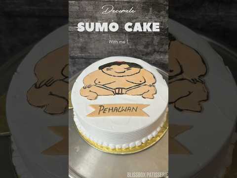 Cake decorating |sumo cake| cake | cake decoration #cake #trending #viral #reels #shortvideo #shorts