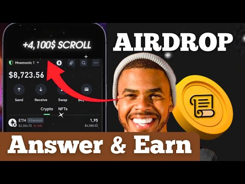 Scroll Airdrop Claim ~ Do this & earn the $SCR airdrop on gate.io