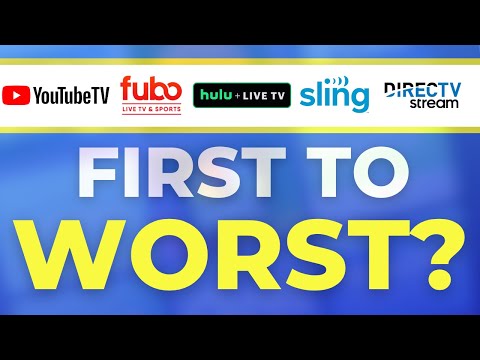 First to Worst? Live TV Streaming Services Ranked Again!