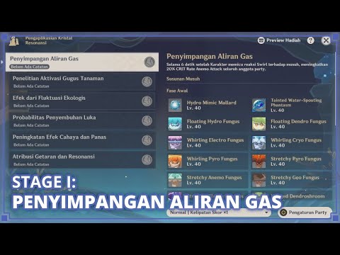 Event Pengaplikasian Kristal Resonansi - Penyimpangan Aliran Gas | Genshin Impact