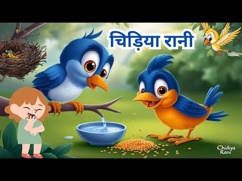 चिड़िया रानी बड़ी सयानी  | Chidiya Rani Badi Sayani | चिड़िया रानी | Hindi Nursery Rhymes