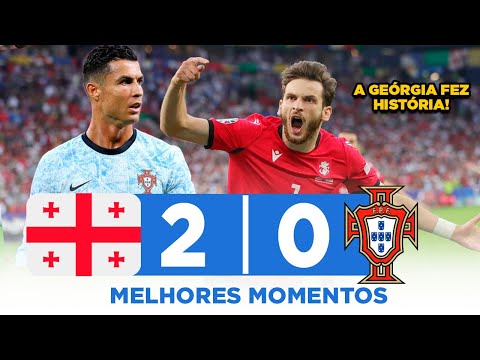 Geórgia 2x0 Portugal | Melhores Momentos HD | Euro 2024