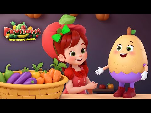 Aloo Kachaloo Beta Kahan Gaye The : New !! Hindi Animated Nursery Rhymes For Children