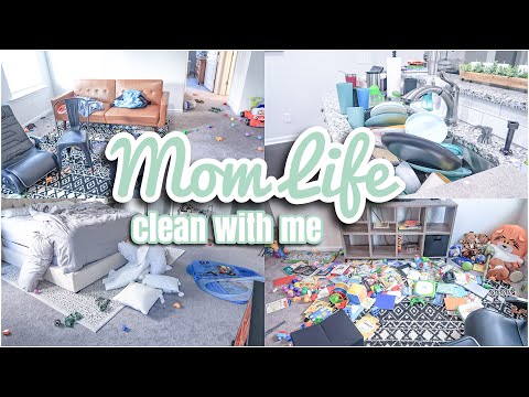 MOM LIFE CLEAN WITH ME 2021 | MESSY HOUSE TRANSFORMATION | COMPLETE DISASTER | SPEED CLEANING