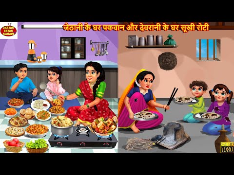 जेठानी के घर पकवान और देवरानी के घर सूखी रोटी | Devrani Jethani | Hindi Kahani | Moral Stories