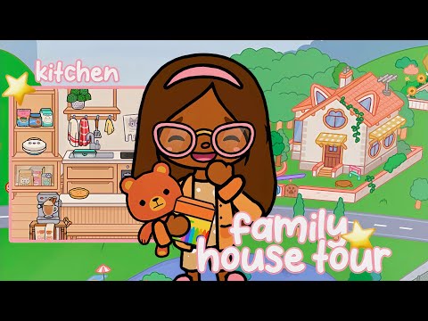 Family HOUSE TOUR 🏡 *MOVING SOON* || VOICED🔊 || Toca Boca Roleplay #roleplay