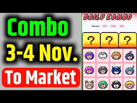 Tomarket Airdrop Combo 3 November | Tomarket Daily Combo Today | Tomarket SnapShot 3 November