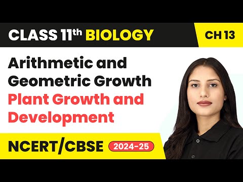 Arithmetic and Geometric Growth - Growth | Class 11 Biology Chapter 13 | CBSE 2024-25