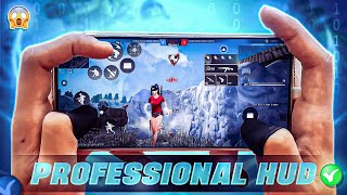 World's Best Custom HUD Setting In Free Fire 🌎⚙️ For Professional + Dangerous Gameplay 😈 !!