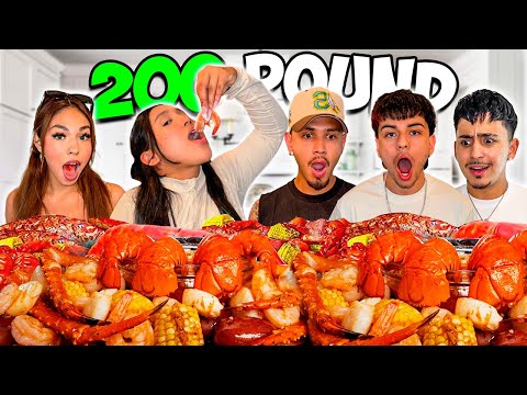 WE COOKED A 200 POUND SEAFOOD BOIL *FUNNY AF*