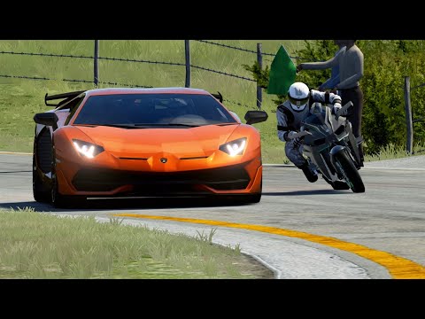 Kawasaki Ninja H2R Supercharged vs Hypercars at Old SPA