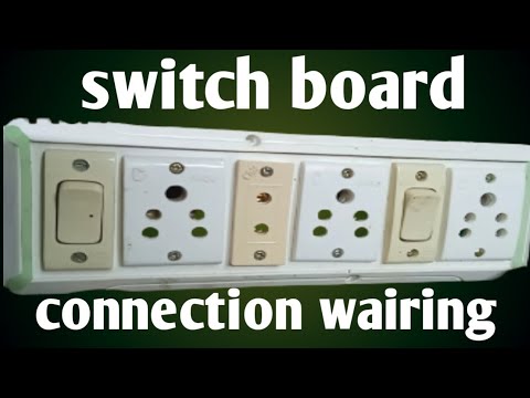 2 switch 3 socket 5 pin 1socket 2 pin switch board connection wairing