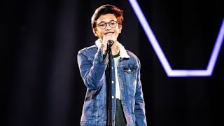 Justin Degryse sings Lovely by Billie Eilish | The Voice Kids Belgium