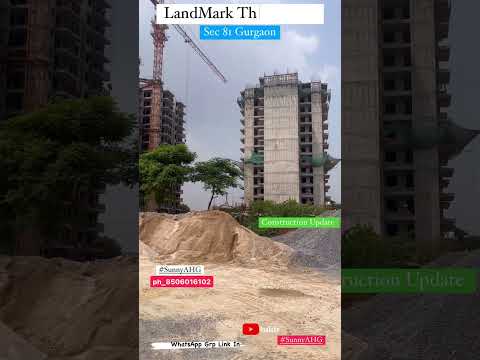 The Homes Sec 81 Gurgaon | Construction Update Landmark Homes 81