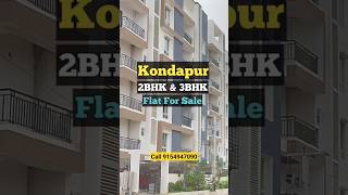 Kondapur Flat For Sale | flat for sale in kondapur | #shorts #short  #shortvideo #trending #kondapur