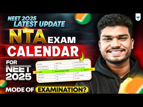 NEET 2025 Exam Calendar OUT! NEET 2025 Mode of Exam & Latest  Major Updates | Jonathan Sir