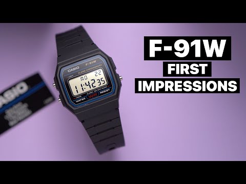 A watch collector's first impressions of the Casio F91W