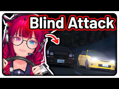 IRyS tries to recreate the Blind Attack scene from Initial D 【Hololive EN】