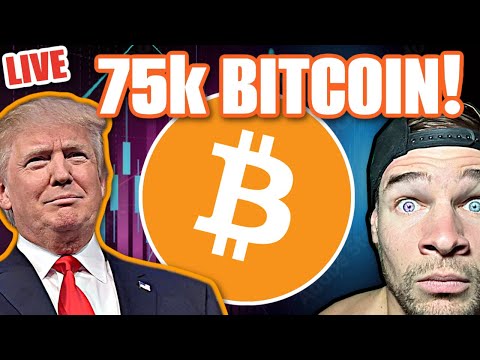 TRUMP WIN PUMPS BITCOIN to 75k! $200,000.00 TRADE! (Here's What To Expect NOW)