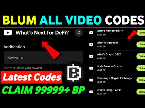 ✅Blum All Verify Code | Blum New Code | Blum Verify Code | Blum New Verify Code |Today New Blum Code