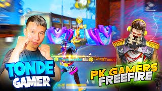 Tonde Gamer vs PK GAMERS FREEFIRE || Tonde Gamer Squad Came Randomly In CS Rank - Garena Free Fire