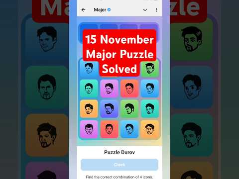 15 November Major Puzzle Solved | Today Major Puzzle Solved